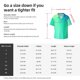 thumbnail image 5 of Balery blue green colors Camisa Casual de Manga Corta con Botones para Hombre, Texturizada, Estilo Cubano, para Playa, Verano-XX-Large, 5 of 5