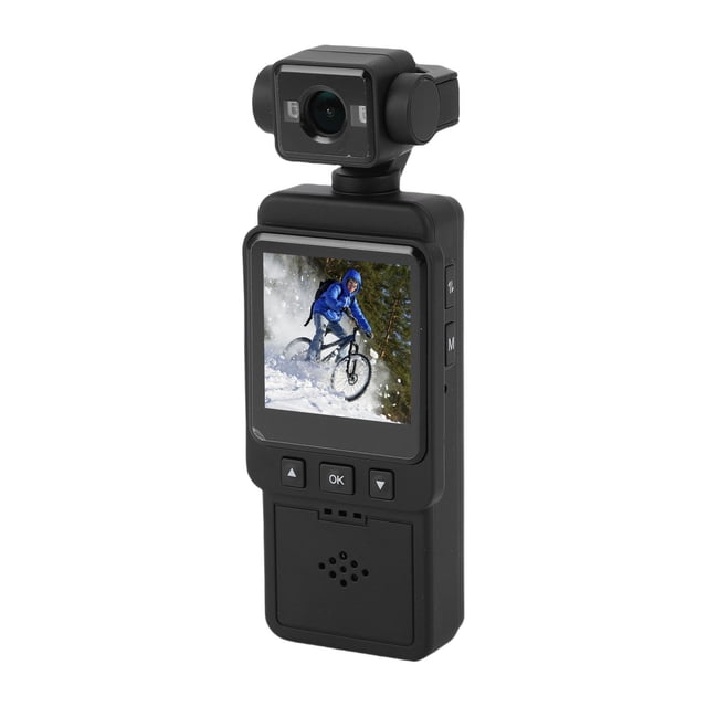 Cámara Digital Giratoria 4K Cámara De Acción Portátil WiFi Con Abrazadera IP65 Estabilización De Imagen Inteligente A Prueba De Agua Uso Multifuncional Para Viajes En