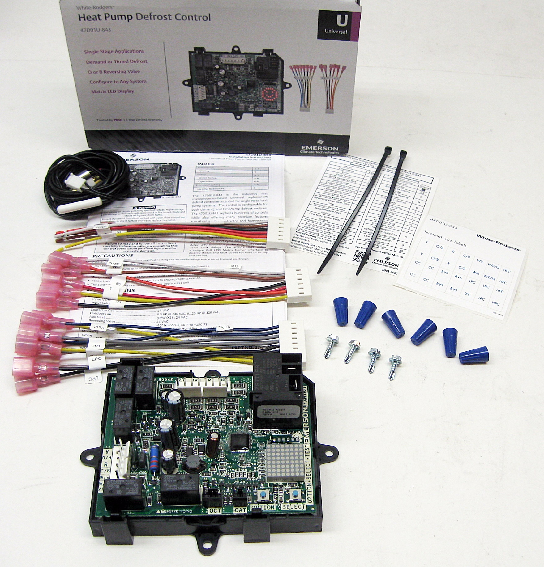EMERSON 47D01U843 Universal Heat Pump Defrost Control