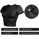 thumbnail image 5 of Camisetas atléticas de yoga Brillar negro S, 5 of 5
