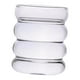 thumbnail image 4 of Taza de vidrio acanalado, vasos de cerveza, vajilla de 350 ml, copas de cóctel acanaladas. Cristalería acanalada para cóctel de zumo de bebida láctea., 4 of 7
