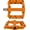 Orange, variant on Fyxation Mesa MP Platform Pedals 9/16" Nylon Body 20 Removable Grip Pins Orange
