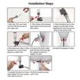 thumbnail image 3 of Satellite Mounting Bracket, ASA Stainless Steel Adjustable Pipe Adapter Mount Easy To Install Weather Resistant  for RVs, 3 of 7