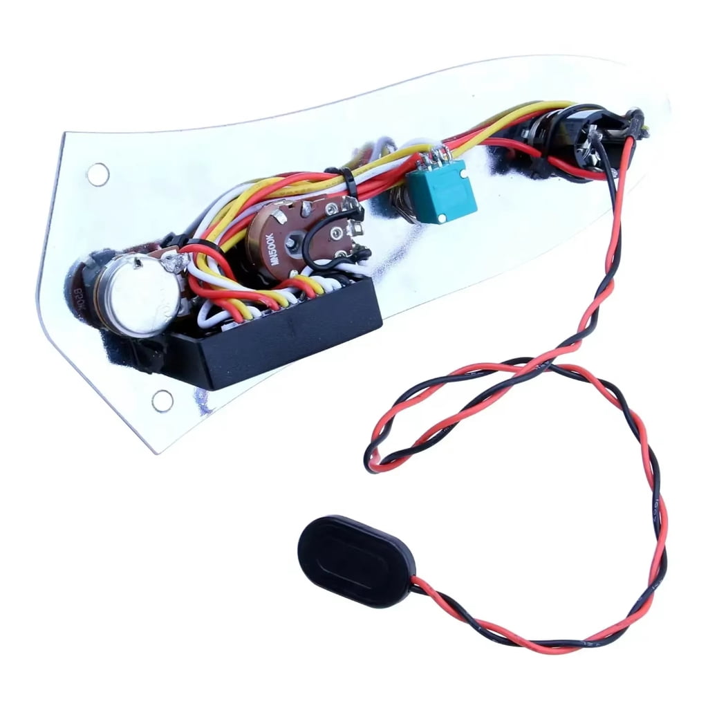 Guitar Control Plate Mounting Plate with Screw Electric Guitar Parts Replacement