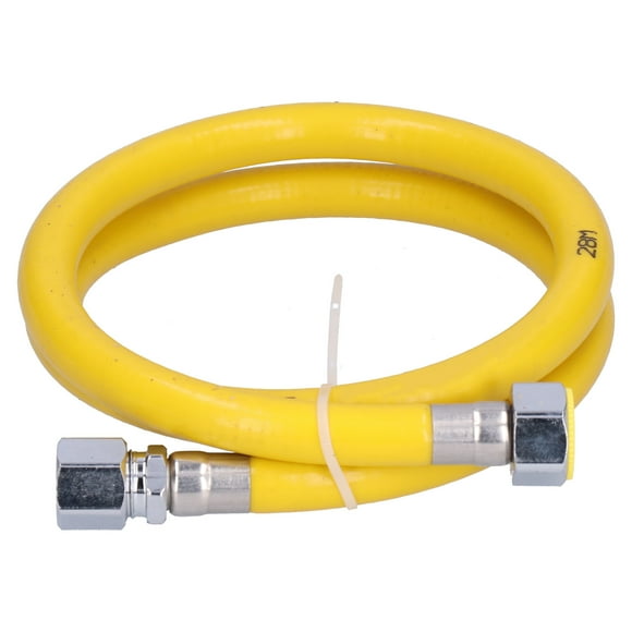 Gas Hose, Cold Working and Stamping Performance Fuel Line Flexibility Easy to Install Dryer Gas Hose Stainless Steel Liquefied Gas Line Pipe for Home Kitchen