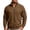 Brown-sweatshirt, variant on Men Ribbed Zip up Sweatshirt Corduroy Comfy No Hood Stand Collar Fashion Outerwear with Pockets Long Sleeve Trendy Collared Spring Fall Daily Casual Jacket