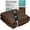 Chocolate, variant on BLACK+DECKER Heated Blanket Electric Throw, 4 Heating Levels, 3H Timer, Auto Shutoff, 50x60 inches, Fleece, Mushroom