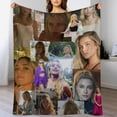 thumbnail image 5 of Pretty Florence Pugh Blanket Super Soft Throw Blanket Silky Flannel Lightweight for Sofa, Bed Blanket All Season Use 30""*40""（76 * 100cm）, 5 of 6