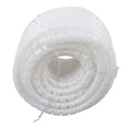 thumbnail image 3 of Organizador de cables en espiral, enrollador de cables flexible, protector de cables eléctricos, funda de tubo de PE, color blanco, 28 mm, 40 metros, 3 of 12