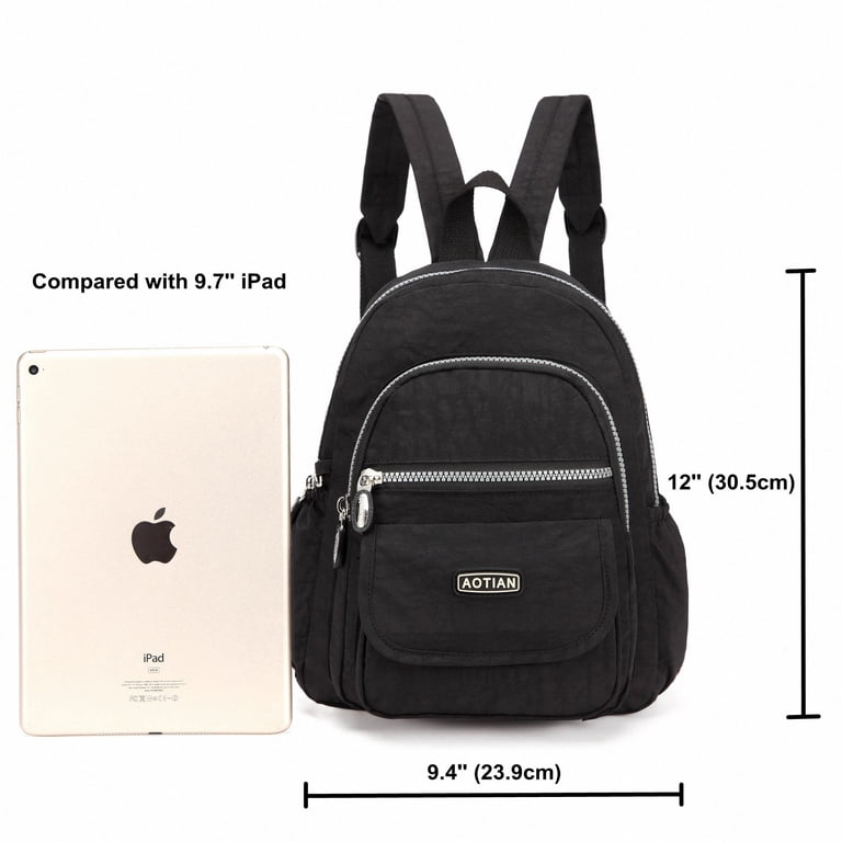 aotian mini backpack Women Backpacks Casual Lightweight Small Daypack for Girls | Anti-theft rear pocket, Premium upgraded zippers, Fits 11" tablet, Reinforced stitching, Compact but spacious 90cm MAXNotice AOTIAN Womens Nylon Mini Casual