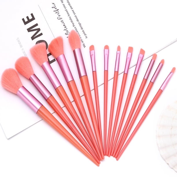 Nuevo juego de brochas de maquillaje de 13 uds, brocha correctora de maquillaje, brocha para polvos sueltos, brocha para sombra de ojos, resaltador, brocha para base, herramientas de belleza Tan Jianjun unisex