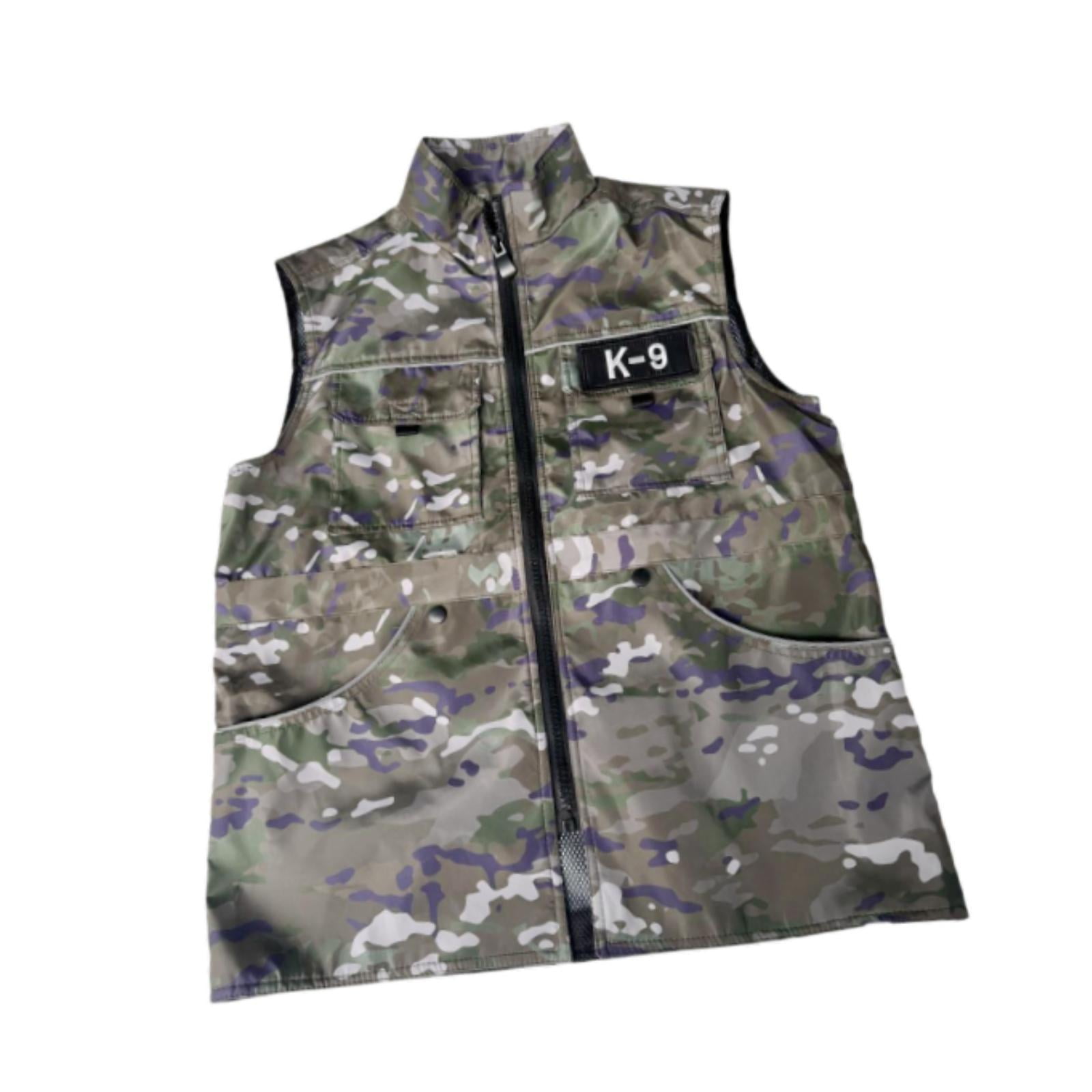 balikha Dog Handler Training Vest Obedience Vest Dog Clothes Sleeveless Pet Owner Jacket Dog Cloth M