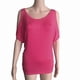 thumbnail image 2 of Dnzceghtig Hombro Tops para Mujer Verano Blusa Suelta Murciélago Manga Corta Camisetas Casual Baggy Crew, 2 of 6