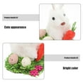 thumbnail image 3 of Raindrops White Easter Straw Figure Statue for Indoor Outdoor Spring Decor, Seasonal Holiday Decoration, 3 of 8