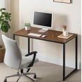 thumbnail image 1 of Zinus Jennifer Modern Minimalist Office Desk, 47 inch Multipurpose Computer Workstation or Dining Table for Small Spaces, Natural, 1 of 9