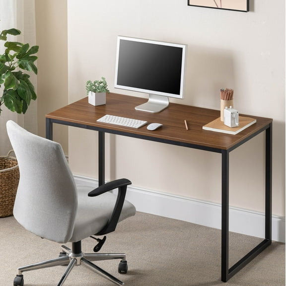 Bureau Zinus Jennifer, moderne et minimaliste, 47 po, usage polyvalent comme poste de travail pour ordinateur ou table à manger, idéal pour petits espaces, naturel