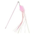 thumbnail image 1 of Cat Wand Teaser Plastic Interactive Cat Stick Cat Teaser Wand with Bell for Cats, 1 of 10