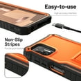 thumbnail image 5 of ExoGuard For Moto G Stylus 2021 Case, Phone Case with Screen Protector and Kickstand (Orange), 5 of 7