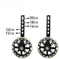 thumbnail image 2 of Pink Bicycle Training Wheels with Flashing Lights – Adjustable, Durable Stabilizer Kit for Kids & Adult Bikes, Easy Installation with Tools Included – Enhances Balance, Safety & Fun Riding Experience, 2 of 5