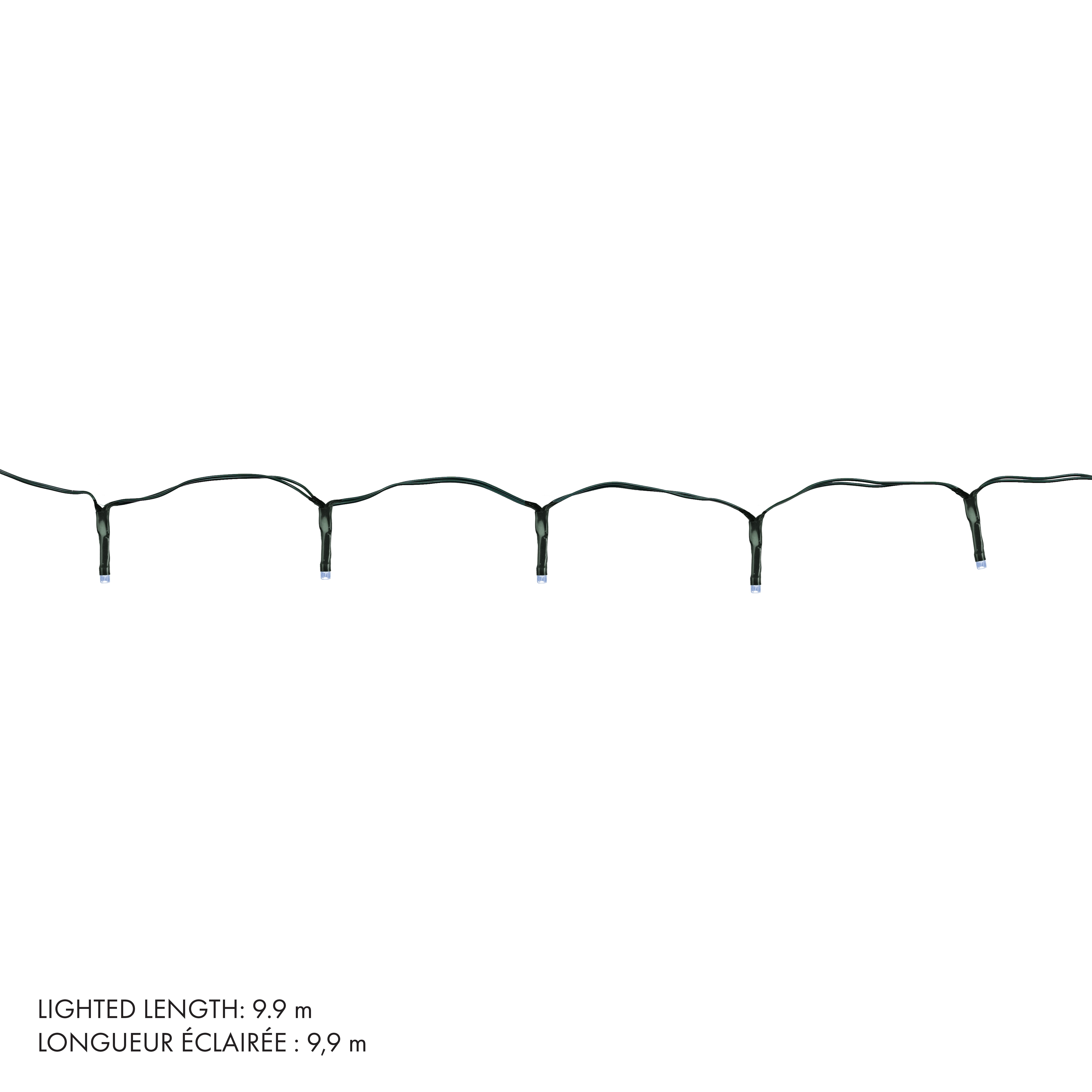 Holiday Time 100 5MM Battery Operated LED String Light, Warm White