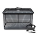 thumbnail image 5 of Cesta flotante, cubo tipo jaula, suministros para jaulas, malla exterior recubierta de goma con cremallera Negro 39cmx24cmx50cm, 5 of 9