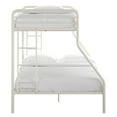 thumbnail image 2 of Weston Home Elise Kids Twin over Full Metal Bunk Bed, White, 2 of 9