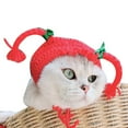 thumbnail image 2 of LEEYNEER Cute Pet Hat  Dog Cat Cosplay Cap Handmade Knitted Woolen Yarn Cap  Funny Costume for Pet Kitten Puppy Birthday Christmas and Halloween, 2 of 4
