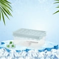 thumbnail image 2 of EUDIDV Ice Lattice Ice Cube Tray Two In One Ice, Shaped Ice Pellets, Circular Ice Balls, Lattice Ice Shovels, Double Layer With Cover, Press Ice Storage Box Ice Lattice Mold Ice Molds for Whiskey, 2 of 3