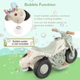 thumbnail image 6 of CIPACHO 6V Kids Electric Ride on Motorcycle with Bubble Maker and Music, Electric Motorcycle for Kids, Holiday Birthday Gift for Kids Ages 3-5, Beige, 6 of 10