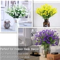 thumbnail image 5 of GRNSHTS 20 Bundles Artificial Flowers for Outdoor Decoration, Spring Decoration UV Resistant Faux Outdoor Plastic Greenery Shrubs Plants Artificial Fake Flowers Hanging Planter Home Garden Decor, 5 of 11