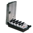 thumbnail image 3 of KLKCMS 2X 9.65x5.04x2.95inches Business Card Holder Box Business Card File Card Storage, 3 of 9