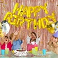 thumbnail image 7 of 3 Pack Party Backdrop Decorations, 3.3 ft x 6.6 ft Rose Golden Birthday Backdrop Tinsel Curtain Backdrop Birthday Decor Party Streamers Party Supplies for Birthday Wedding Graduation Bachelor Party, 7 of 7