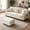 Beige+White + Velvet + 3 Seat, variant on Chesterfield Sofa, Mid-Century Modern 3-Seat Velvet Couch with Nailhead Trim, Button Tufted Sofa with Rolled Armrests & 3 Pillows, Comfy Lounge Sofa for Living Room, Burgundy