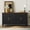 Farmhouse-Black, variant on HLR Large Sideboard Buffet Cabinet with Storage, 59.4" Modern Coffee Bar Cabinet for Dining Room Living Room, Green