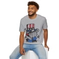thumbnail image 7 of Gnomes 4th Of July Family Gnome Lover Graphic American Flag Unisex T-Shirt, 7 of 7