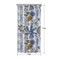 thumbnail image 5 of Blue and Yellow Pioneer Flower Shower Curtain 36"x72" ,Bathroom Decorative Shower Curtains Set with 12 Hooks,Modern Waterproof Washable Shower Curtain, 5 of 6