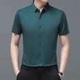 thumbnail image 5 of Men's Casual Lapel Striped POLO Shirt, 5 of 8