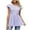 Purple, variant on Black L WIZUTIZ Tops for Women Trendy up to 50% Off Pure Colour Sports Fashion Tunics T-shirt Round Neck Linen Solid Tshirts Fluffy Ladies Blouse Plus Ultra Soft Tshirt Lightweight Short Sleeve Tops