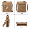 thumbnail image 5 of Women's Lightweight Functional Crossbody Bag Multi Pockets Shoulder Bag with Stylish Triple Compartments, 5 of 9