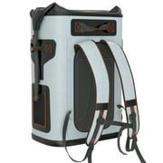 ENGEL 25 Qt Insulated Backpack Cooler BP25 - 24 Cans, Dark Gray/Orange