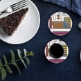 thumbnail image 6 of FMSHPON Periodic Table of Elements Set of 6 Round Coaster for Drinks, Absorbent Ceramic Stone Coasters Cup Mat with Cork Base for Home Kitchen Room Coffee Table Bar Decor, 6 of 6