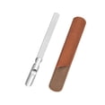 thumbnail image 1 of Stainless Steel Nail File With Anti-slip Handle And Leather Case, Double Sided And Files Nails Easily For Men And Woman, 1 of 5