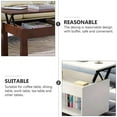 thumbnail image 3 of WRISTBIQUE 1Pair Black Tea Table Bracket Folding Frame with Buffer Buffer and Convenient Furniture Accessory, 3 of 5