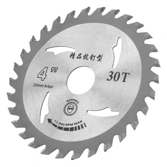 Disco de corte de madera NikouMX Hoja de sierra circular de carburo 30T 110 mm