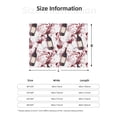 thumbnail image 2 of Throw Blanket for Couch - Watercolor Wine Soft Comfy Lightweight Cozy Warm Throw Blanket, Fuzzy Plush Flannel Blanket & Throws for Sofa and Bed All Season, 2 of 8