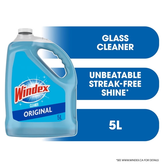 Windex® Glass Cleaner Refill, Original, 5L