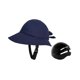 thumbnail image 4 of Sombrero para bicicleta con carcasa rígida, ala ancha, ligero y cómodo para montar en bicicleta. Azul oscuro, 4 of 9