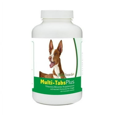 Healthy Breeds 840235174394 Ibizan Hound Multi-Tabs Plus Chewable Tablets - 180 Count