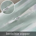 thumbnail image 5 of Turquoise Gray White Throw Pillow Covers, Soft Pillowcases with Invisible Zipper, Country Abstract Ombre Mottled Decorative Square Pillow Cushion Covers for Living Room Couch Sofa Bed 20x20 Inches, 5 of 8