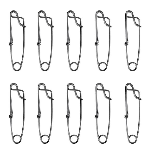 Paquete de 10 pinzas para línea de flotación/atún, ganchos para rama de palangre, accesorios de pesca a presión METRO